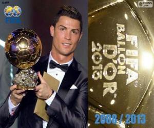 yapboz FIFA Ballon d'Or 2013 kazanan Cristiano Ronaldo